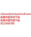 Chinese Font Microsoft elegant black