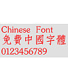 Chinese Dragon Copy Song typeface Font