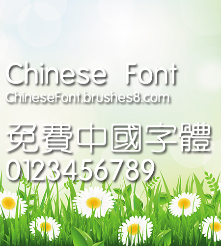 Chinese dragon Xi yuan ti Font 