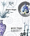 Blue And White Porcelain Design Download – PSD format