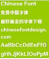 Fang zheng zheng da hei ti Font-Simplified Chinese