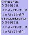 Japan Garden Ming chao Font-Simplified Chinese-Traditional Chinese