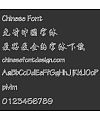 Li ti Tie shan Ying bi Xing kuai Font-Simplified Chinese