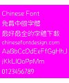Xiaobo hu Qv yuan ti Font-Traditional Chinese