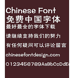 Permalink to Mini Hua li Font-Simplified Chinese