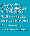 Ye gen you Xing shu Font-Traditional Chinese