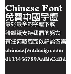 Permalink to Fang zheng Shui hei Font-Traditional Chinese