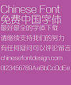 Fang zheng Xi qian Font-Simplified Chinese