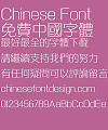 Fang zheng Xi qian ti Font-Traditional Chinese