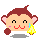 cute cartoon monkey Emoticon-Emoji free download(Emoticon Gifs)