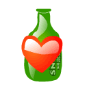 Cartoon beer bottles-Emoji free download(Emoticon Gif)