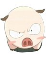 Cute little pig-Emoji free download(Emoticon Gifs)