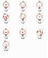 Lovely cartoon facial expression-Emoji free download(Emoticon Gifs)