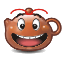 Cartoon version of the teapot-Emoji free download(Emoticon Gifs)