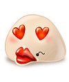 Lovely steamed bread-Emoji free download(Emoticon Gif)