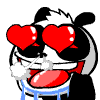 Cartoon panda Emoticon-Emoji free download(Emoticon Gifs)