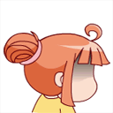 Cartoon young girl emoticon(Gif Emoji free download)