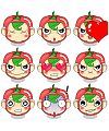 Tomato doll Emoticon Gifs free download