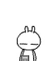 The rabbit Emoticon(Gif Emoji free download)#.2