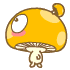 The mushroom head Emoticon(Gif Emoji free download)