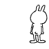 The rabbit Emoticon(Gif Emoji free download)#.3