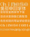 Fashionable dress Guang xin CU hei Font – Simplified Chinese