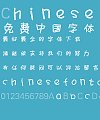 Fashion Gun qiu bian Font – Simplified Chinese