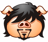 MR Pig Emoticon Gifs free download