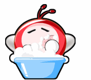 Red monkey Emoticon(Gif Emoji free download)