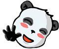 Lovely cartoon panda Emoticon Gifs free download