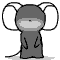 Lovely mouse QQ Emoticons Gif