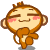 Carefree to monkey Emoticon(Gif Emoji free download)#.2