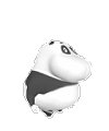 3D panda Emoticons Gif #.2