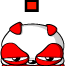 The panda superman Emoticons Gif