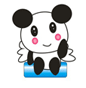 Lovely baby panda Emoticons Gif