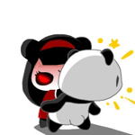 30 The panda gangsters emoticons gif