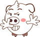 32 Cool pig emoticons gif