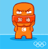 Cartoon Olympic Games emoticons gif