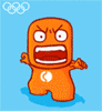 Cartoon Olympic Games emoticons gif