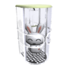 3D Little White Rabbit Emoticons gif