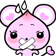 The peach little mouse emoticons gif #.2