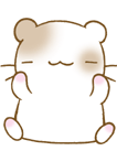35 Lively and lovely little hamster emoticons gif