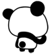 Cute funny panda emoticons gif