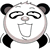 Simple and honest panda emoticons gif 