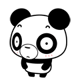 Cute funny panda emoticons gif