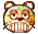 Crazy tiger head Emoticons gif emoji free download