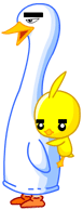 20 Funny little yellow duck emoji gif download