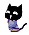 Wear hanfu cat emoticons gif