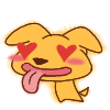 lewd and lascivious dog emoticons gif