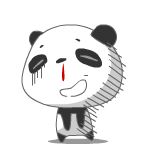 The panda gangsters emoticons gif #.2